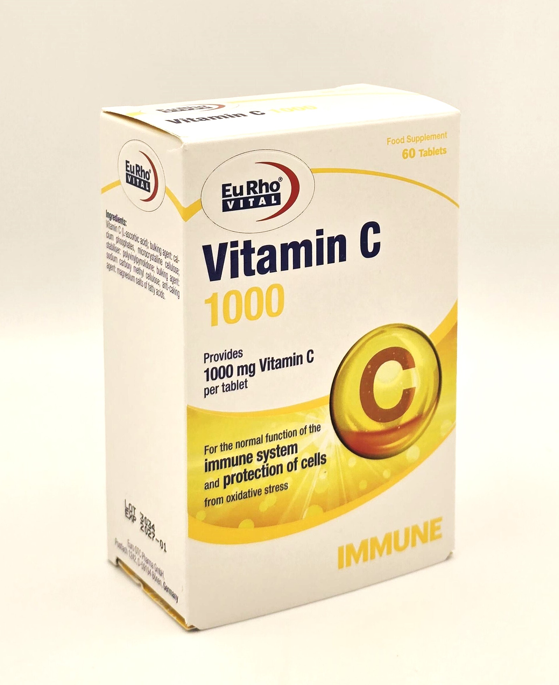 ویتامین سی 1000 میلی گرم  یوروویتال قرص